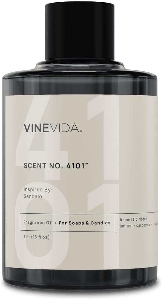 VINEVIDA [16oz] Sandalo Fragrance Oil for Candle Making - Natural Candle Oil Scents - Soap Making Essential Oil - Made in USA