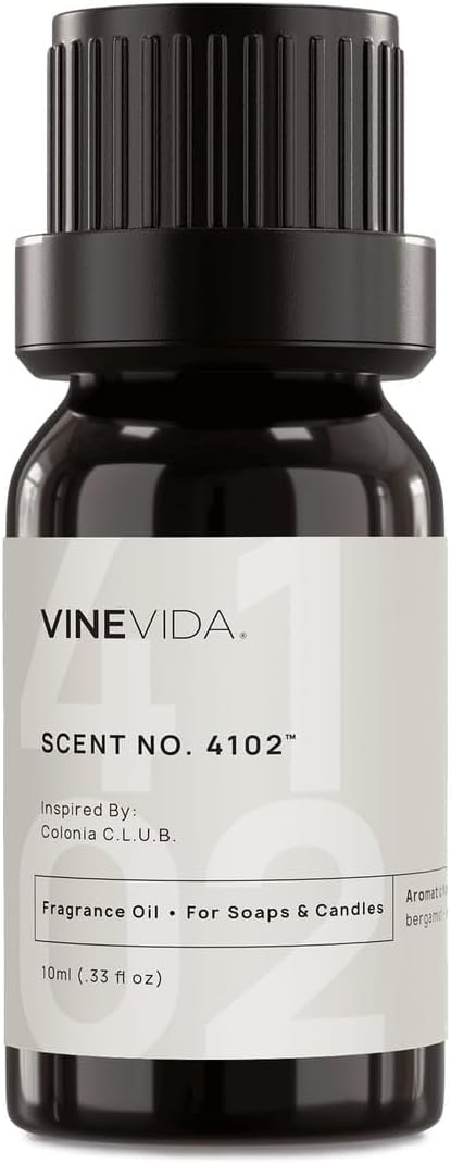 VINEVIDA [10mL] Colonia Club Fragrance Oil for Candle Making - Natural Candle Oil Scents - Soap Making Essential Oil - Made in USA