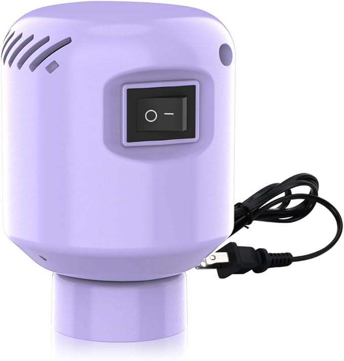 HOTBAG Electric Air Pump for Vacuum Storage Bags, Portable Travel Vacuum Pump Compressing Clothing Vacuum Seal Pump for Various Vacuum Seal Bags Purple(Storage Bag Not Included)