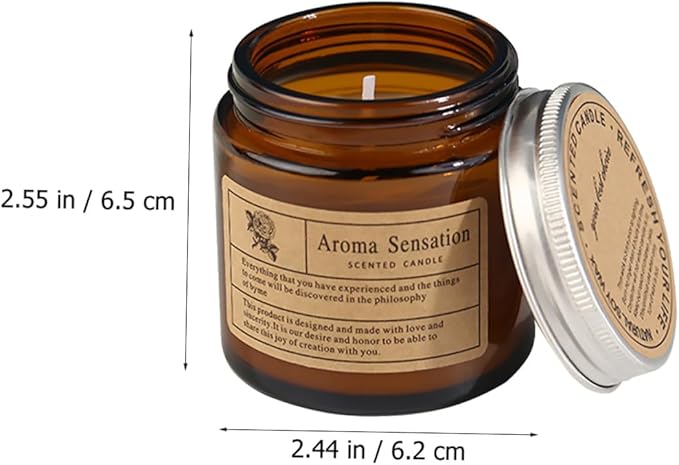 Handmade Scented Candle DIY Plant Wax Tea Color Aromatherapy Candle for Birthday Home Decoration Romantic Rose Sandalwood Scent