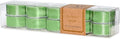 ECO CANDLE CO. Tea Light Candles, Caramel Apple, 10-Pack - Scents of Granny Smith Apples and Creamy Caramel - Recyclable, 100% Soy Wax, No Lead, Kraft Paper Label & Lid, Hand Poured, Phthalate Free