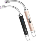 ARECTECH Electric Arc Candle Lighter Flameless Rechargeable USB Long Lighters for Candle Cooking BBQs Fireworks Black&Champagne Gold
