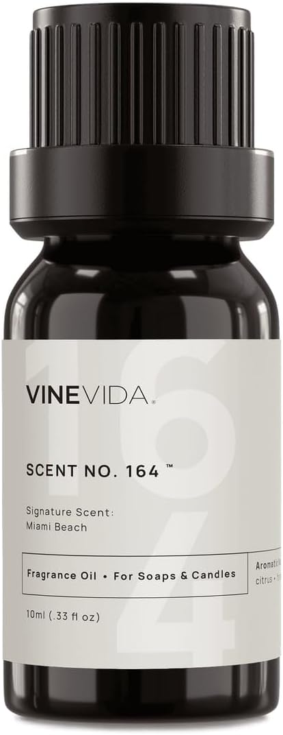 VINEVIDA [10 ml] Miami Beach; Fragrance Oil for Candle Making and Soap Making - Premium Candle Scents for Soy Candles