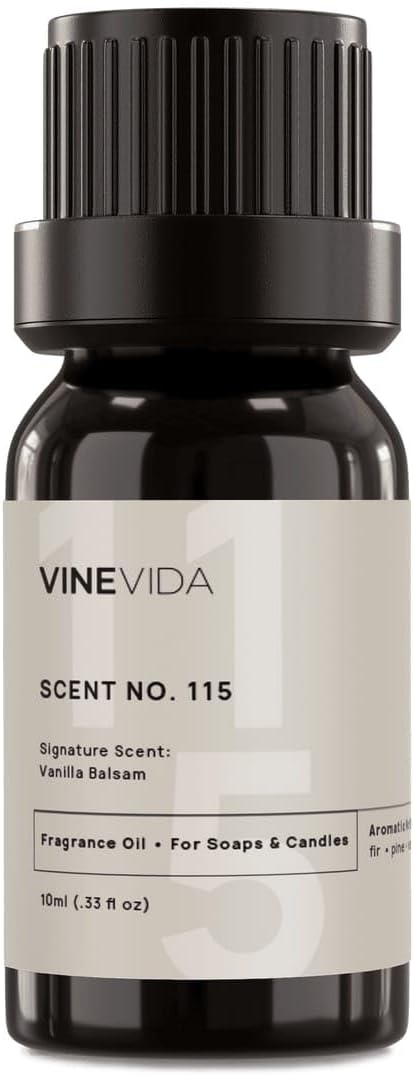 VINEVIDA [10 ml] Vanilla Balsam; Fragrance Oil for Candle Making and Soap Making - Premium Candle Scents for Soy Candles