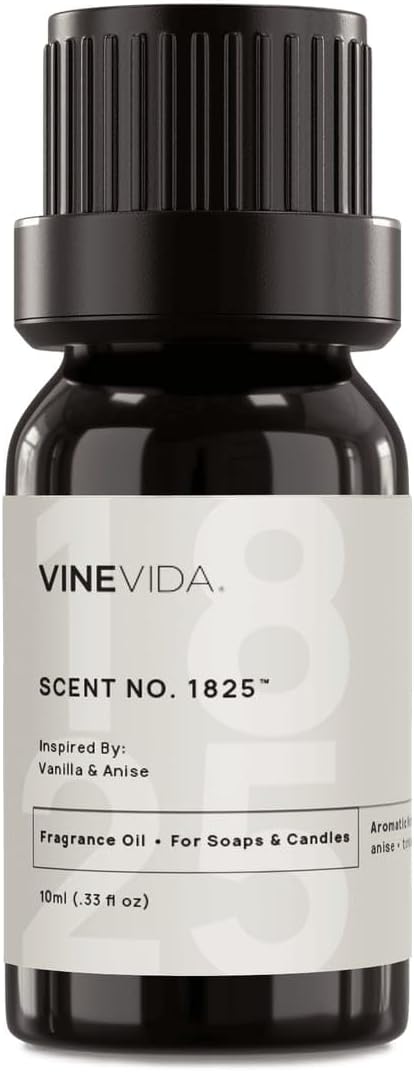VINEVIDA [10mL] Vanilla & Anise Fragrance Oil for Candle Making - Natural Candle Oil Scents - Soap Making Essential Oil - Made in USA