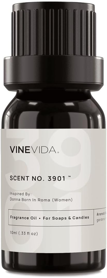 VINEVIDA [10mL] Donna Born in Roma (Women) Fragrance Oil for Candle Making - Natural Candle Oil Scents - Soap Making Essential Oil - Made in USA