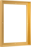 Pixy Canvas Floater Frame 9x12 for 3/4 (0.75) inch Deep Canvas Paintings/Canvas Prints/Wood Canvas Panels/Wall Art/Wall Decor/Home Decor/Artwork (Brass Gold, 9 x 12 inch, Portrait)