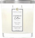 Colonial Candle Caribbean Cotton Scented Candle Jar, Highly Fragranced Candles for Home Scented, Mottled Wax Candle, 2 Wick, 8 oz - Made in the USA