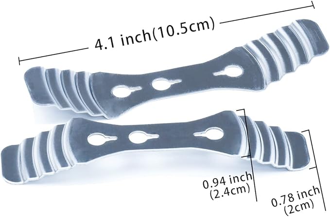 10pcs Metal Candle Wicks Centering Devices, 3 Holes Stainless Steel Wick Holder for DIY Candle Making