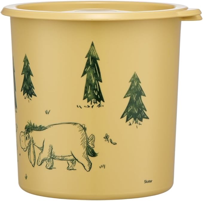 Skater SOT10-A One-Touch Seal Container, Large, 33.8 fl oz (1,000 ml), Airtight Container, Storage Container, Disney Winnie the Pooh