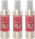 Yankee Candle Concentrated Air Freshener Room Spray, Odor Eliminator for Home, Bathroom, Sparkling Cinnamon, 1.5 Oz (Pack of 3)