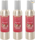 Yankee Candle Concentrated Air Freshener Room Spray, Odor Eliminator for Home, Bathroom, Sparkling Cinnamon, 1.5 Oz (Pack of 3)