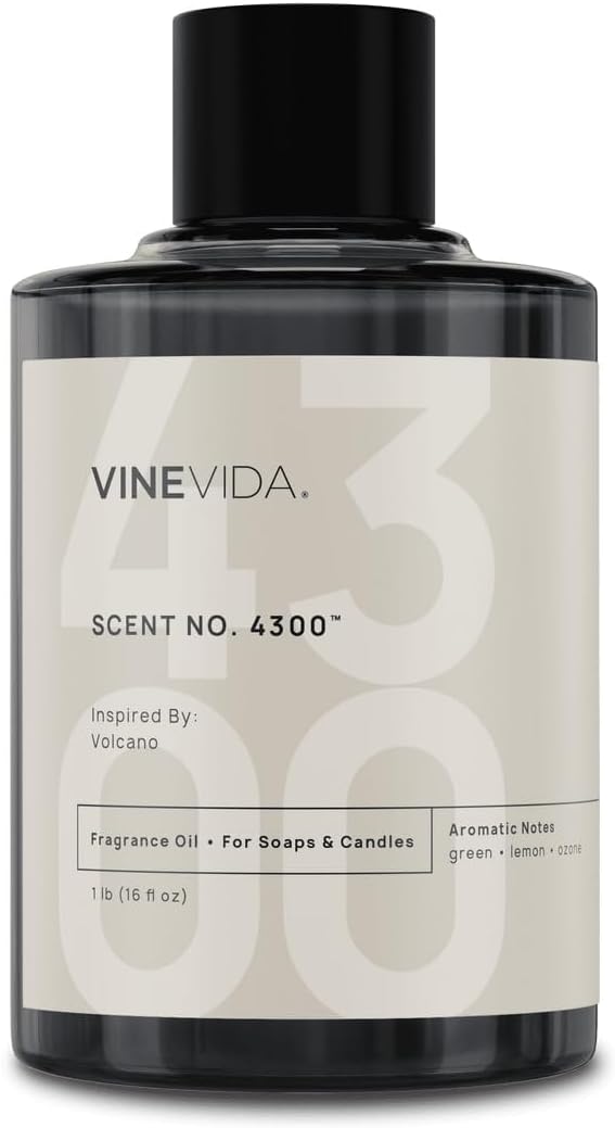 VINEVIDA [16oz] Volcano Fragrance Oil for Candle Making - Natural Candle Oil Scents - Soap Making Essential Oil - Made in USA