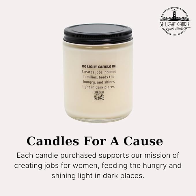 Odor Eliminating Candle Non-Toxic | Purpose-Driven Soy Scented | Fresh Linen Odor | 8oz Long Lasting Candle | Pet Odor Eliminator | Smoke Odor Eliminator (Odors Be Gone)