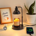 Candle Heater Lamp with Timer and Dimming Function, Height Adjustable Candle Melting Lamp Heater for Aromatherapy Jar Candles, Home Decor for Women (Black)