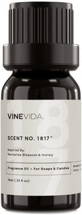 VINEVIDA [10mL] Nectarine Blossom & Honey Fragrance Oil for Candle Making - Natural Candle Oil Scents - Soap Making Essential Oil - Made in USA