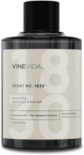 VINEVIDA [16oz] Wood Sage & Sea Salt Fragrance Oil for Candle Making - Natural Candle Oil Scents - Soap Making Essential Oil - Made in USA