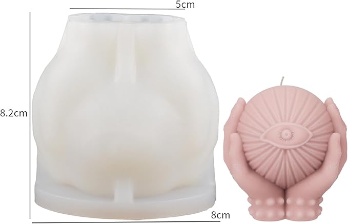 Eye Candle Claw Candle Molds Jewelry Resin Casting Mold Candle Making Molds Craft Supplies 3D Silicone Mold for Resin Casting Mold