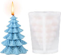 Elk Candle Moulds for Candle Making, Deer Pattern Pillar Candle Mold, Christmas Reindeer Silicone Mold for Soy Wax Candle, Aromatherapy Candle, Gypsum, Plaster, Home Decor (Xmas Tree)
