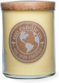 ECO CANDLE CO. Recycled Candle, Sunshower, 18 oz. - Scents of Citrus & Musk - 100% Soy Wax, No Lead, Kraft Paper Label & Lid, Hand Poured, Phthalate Free, Made from Midwest Grown Soybeans