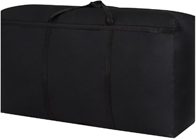 Packing Bags Black Moving 150L Jumbo Waterproof Reusable Heavy Duty Dorm Comforter Oxford Cloth Size Storage Bags (1 Pack)