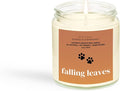 Falling Leaves | Mini Pet Friendly Candle | Pet Safe | All Natural Clean Burning Soy | Non-Toxic | Dog & Cat Safe | Pet Odor Eliminator | Air Freshening Scented Candle | 4 oz