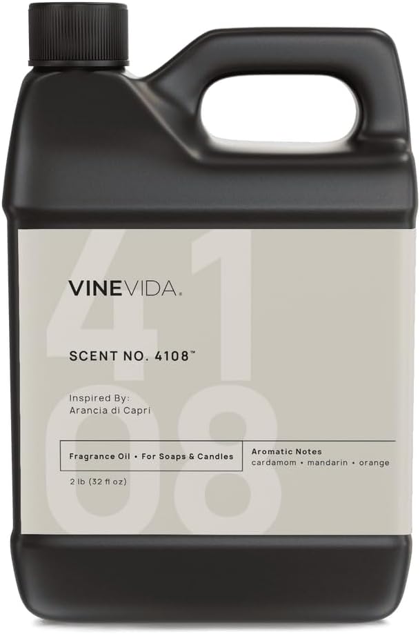 VINEVIDA [32oz] Arancia di Capri Fragrance Oil for Candle Making - Natural Candle Oil Scents - Soap Making Essential Oil - Made in USA