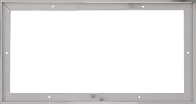 Pixy Canvas Floater Frame 9x27 for 1-1/2 (1.5) inch Deep Canvas Paintings/Canvas Prints/Wood Canvas Panels/Wall Art/Wall Decor/Home Decor/Artwork (Chrome, 9 x 27 inch, Landscape)