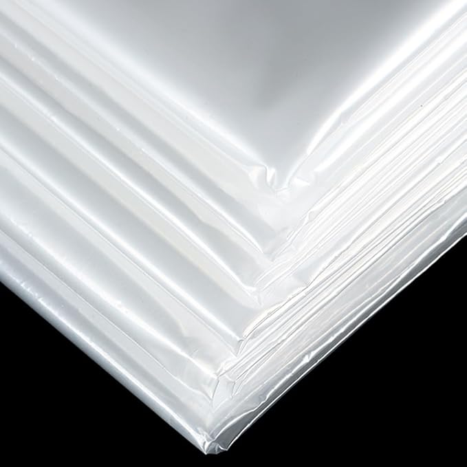 Extra Large Plastic Storage Bags 79 x 99 inches Huge Clear Giant Storage Bags Perfect for Moistureproof, Dustproof, Business Packing, Industry or Agriculture Use and More (5 Pack)