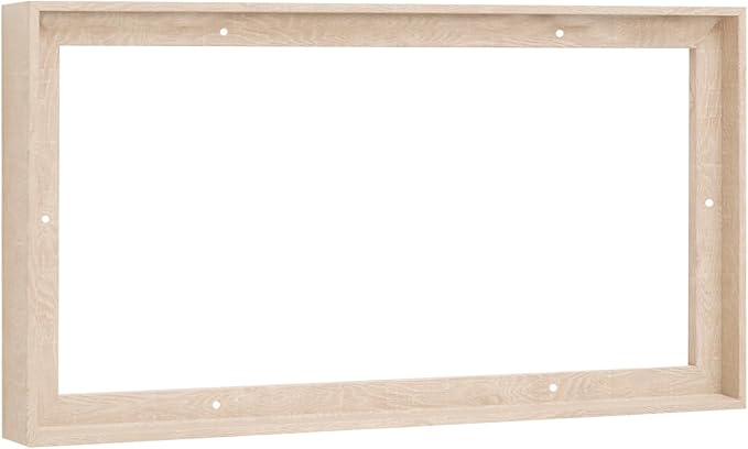 Pixy Canvas Floater Frame 4x6 for 1-1/2 (1.5) inch Deep Canvas Paintings/Canvas Prints/Wood Canvas Panels/Wall Art/Wall Decor/Home Decor/Artwork (Nordic White Oak, 4 x 6 inch, Landscape)