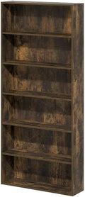 Furnifact Amber Pine Bookcase with Classic Wooden Design, Sturdy Construction, Ample Storage Space for Living Room, Home Office, Stylish and Durable