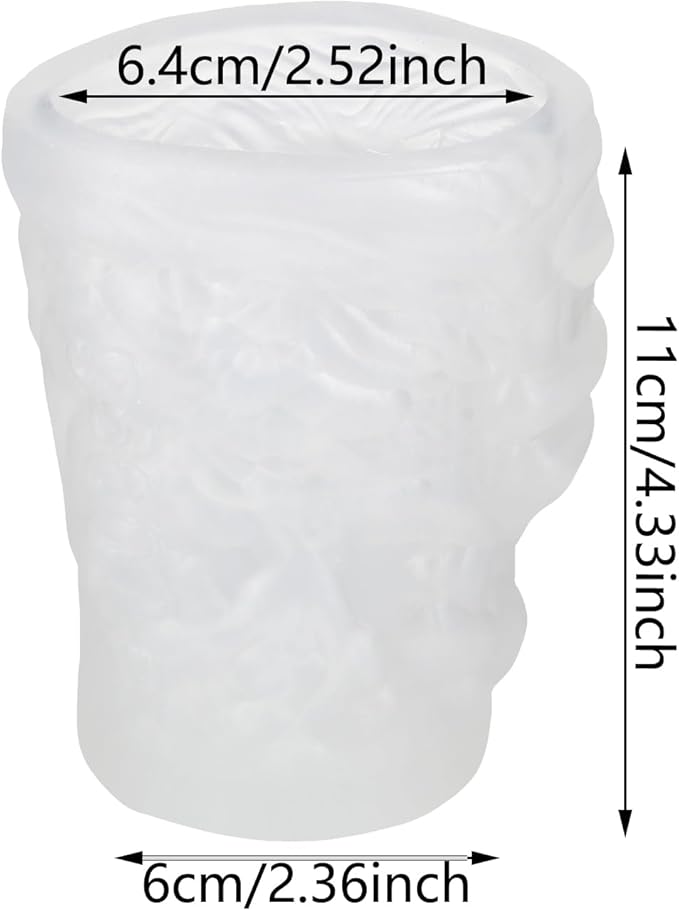 XIAOSHUI Tower Magic House Cylinder Candle Molds Forest House Candle Silicone Mold for Candles Making Resin Casting Aromatherapy Candles Gypsum Craft Home Decorate