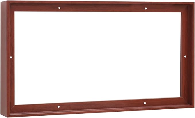 Pixy Canvas Custom Sized Floater Frame for 1-1/2 (1.5) inch Deep Canvas Paintings/Canvas Prints/Wood Canvas Panels/Wall Art/Wall Decor/Home Decor/Artwork (Red Cherry, Custom Size, Landscape)