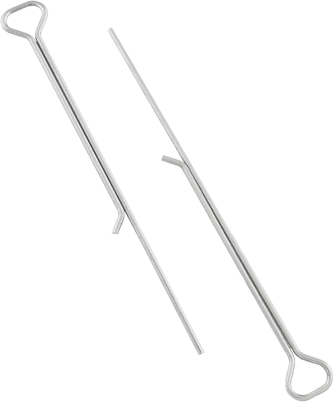 Candel Wick Holder ZZLZX 20PCS 4.3 Inch Wick Holders for Candle Making, Metal Wick Centering Tool, Candle Wick Clip
