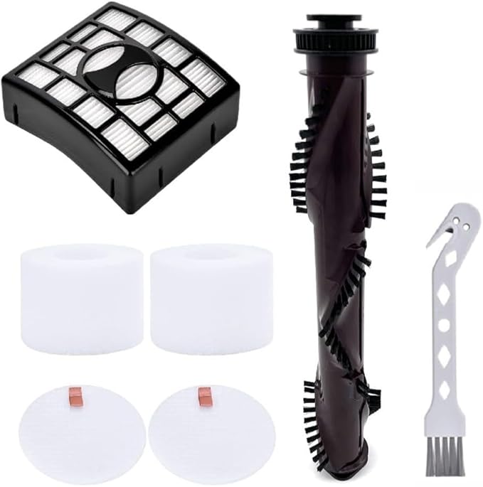 Vacuum Roller Brush Filter Replacement Kit for NV680 NV681 NV682 NV683 - Includes Roller Brush, Filter, 2 Sponges & Cleaning Tool