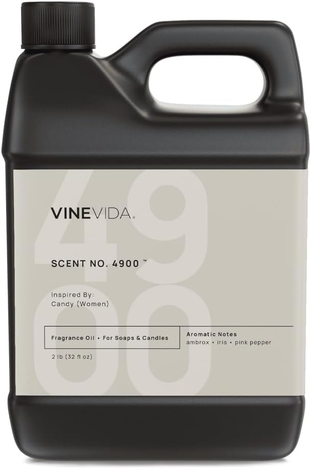 VINEVIDA [32oz] Candy (Women) Fragrance Oil for Candle Making - Natural Candle Oil Scents - Soap Making Essential Oil - Made in USA