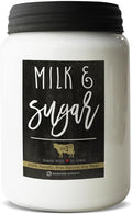 Milkhouse Candle Company - Milk & Sugar - 26oz Beeswax and Soy Candles - Farmhouse Collection - 100% Natural, Paraffin Free, with Premium Fragrance Oil, Glass Jars with Lids