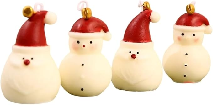 New 2026 21Pcs Hat Santa Snowman Silicone Scent Candle Mould With Metal Bell Diy Winter Resin Gypsum Making Kit Handmade Christmas Gifts PDNLVHV4265