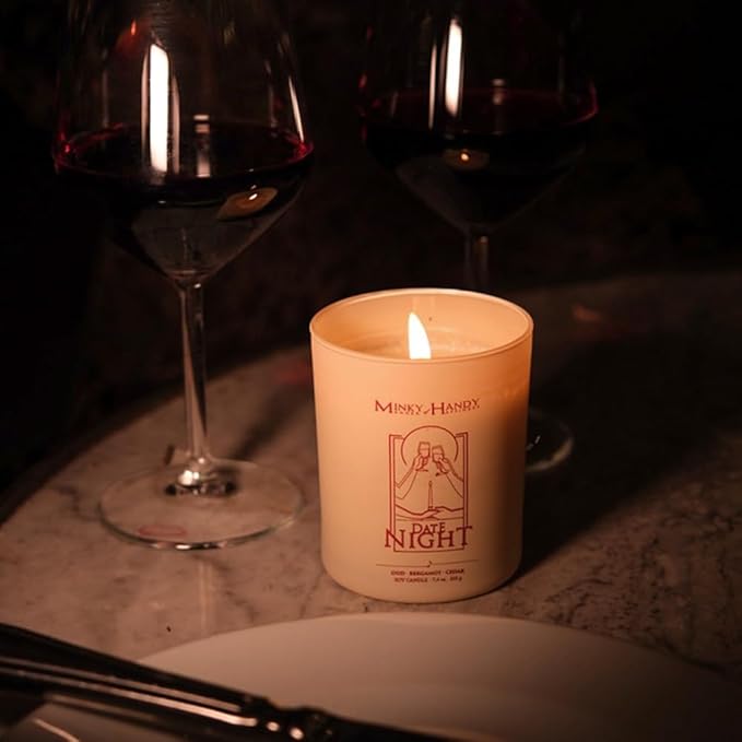 Candles for Home Scented - Luxury Soy with Oud Bergamot Cedar - Fall Soy Candle - Hand Poured Long-Lasting Highly Scented Jar Candle