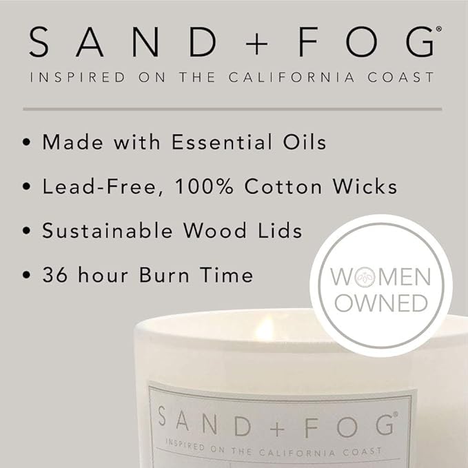 Sand + Paws Scented Candle -Spiced Gingerbread- Luxurious Air Freshening Jar Candles Neutralize pet Odors and Enhance Home décor – 100% Cotton Lead-Free Wicks - 12 oz