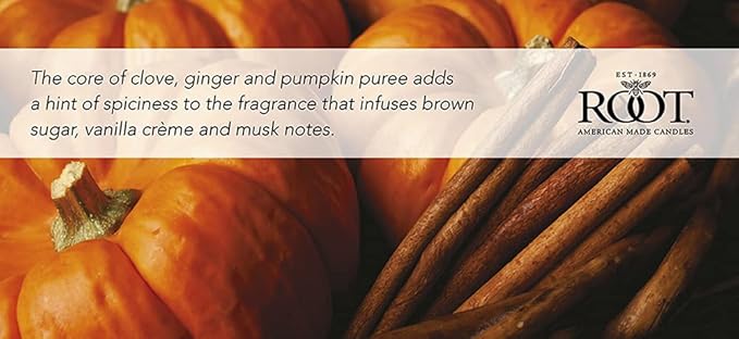 Root Candles Fall Scented Candles Honeycomb Glass Premium 3-Wick Handcrafted Beeswax Blend Candle, 12-Ounce, Pumpkin Spice