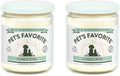 Pet's Favorite Scented Candles with a Cotton Wick, Clean Burning Pet Candles with a Natural Fiber Wick and 70 Hour Burn Time, Forest Pine Pack of 2