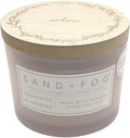 Sand + Fog Scented Candle - Eucalyptus Lavender – Additional Scents and Sizes – 100% Cotton Lead-Free Wick - Luxury Air Freshening Jar Candles - Perfect Home Decor – 12oz