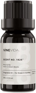 VINEVIDA [10mL] Violet & Amber Absolu Fragrance Oil for Candle Making - Natural Candle Oil Scents - Soap Making Essential Oil - Made in USA