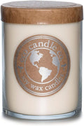 ECO CANDLE CO. Recycled Candle, Sterling Rose, 18 oz. Double Wick - Scents Of Green Notes, Fresh Cut Roses, Floral, & Musk - 100% Soy Wax, No Lead, Kraft Paper Label & Lid, Hand Made, Midwest Soybeans