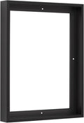 Pixy Canvas Floater Frame 16x32 for 1-1/2 (1.5) inch Deep Canvas Paintings/Canvas Prints/Wood Canvas Panels/Wall Art/Wall Decor/Home Decor/Artwork (Black Stripe, 16 x 32 inch, Portrait)