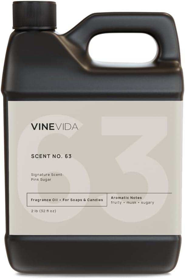 VINEVIDA [32oz] Pink Sugar Fragrance Oil for Candle Making and Soap Making - Premium Candle Scents for Soy Candles
