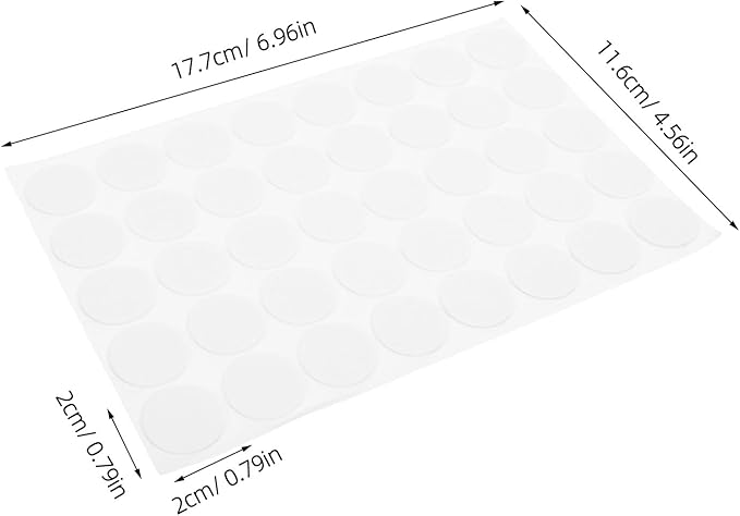 800pcs Small Wick Stickers for Candle Making: 0.8" Round Dot Double Sided Adhesive Inserts Taper Stick Holder Grips for DIY Candlesticks Wick Making