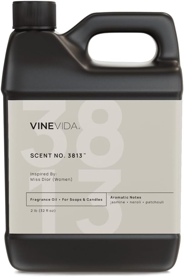 VINEVIDA [32oz] Bright Crystal (Women) Fragrance Oil for Candle Making - Natural Candle Oil Scents - Soap Making Essential Oil - Made in USA