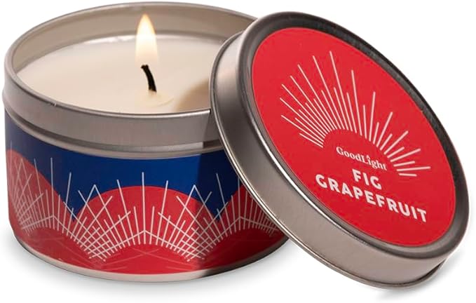 GoodLight Premium Paraffin-Free Scented Candle Collection, Set of 6 Natural Fragrances with Pure Essential Oils for a Clean-Burning, Relaxing Experience